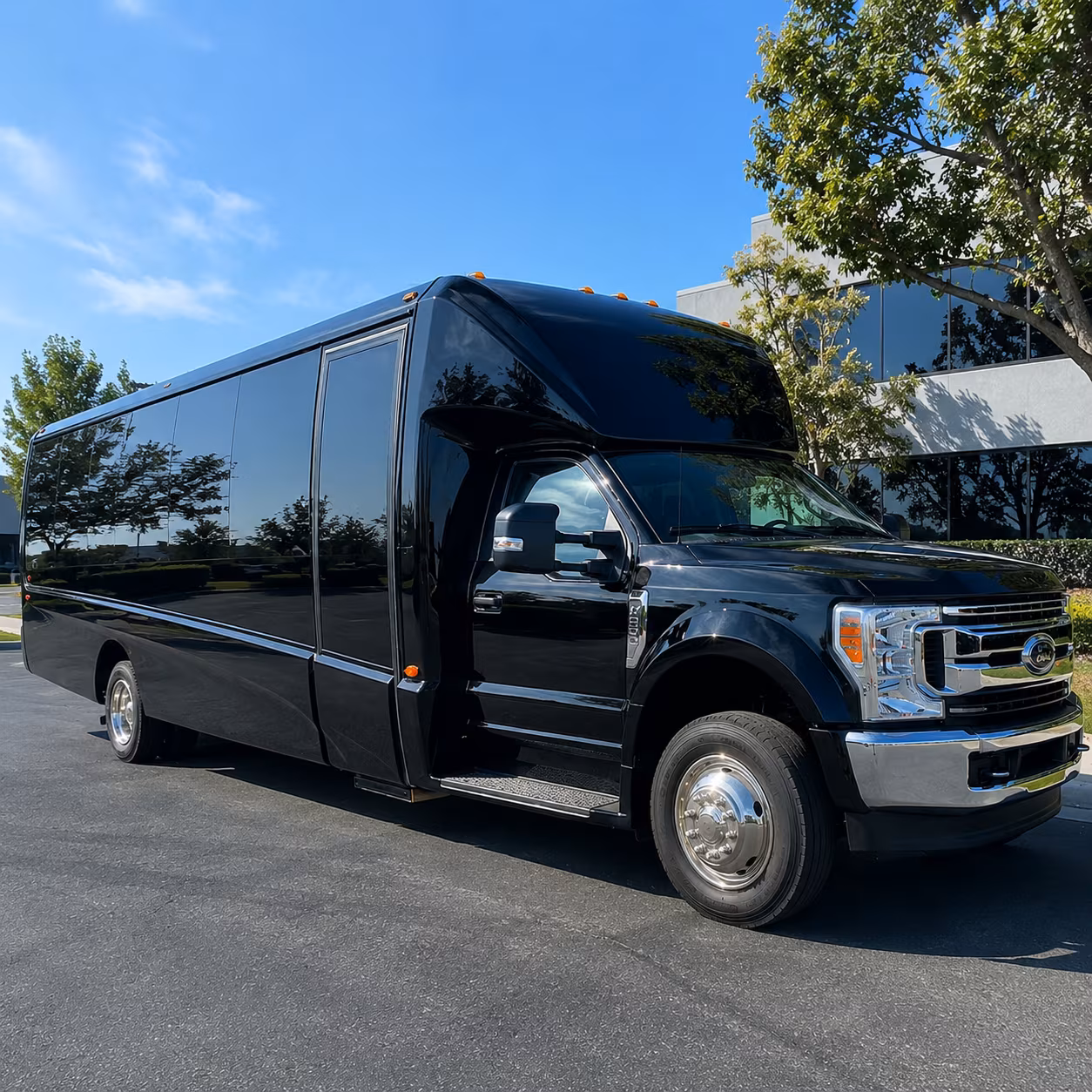 charter buses for large dallas high school prom groups