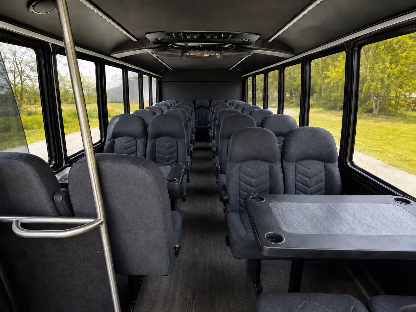 dallas 15 passenger minibus inside