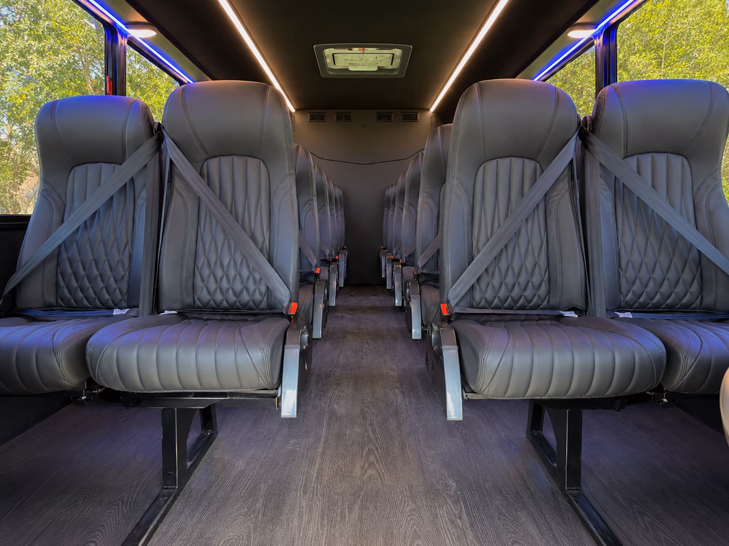 dallas 20 passenger minibus inside