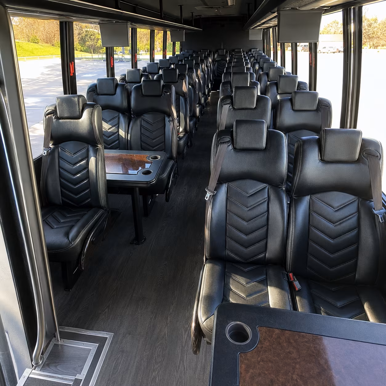dallas 25 passenger minibus interior