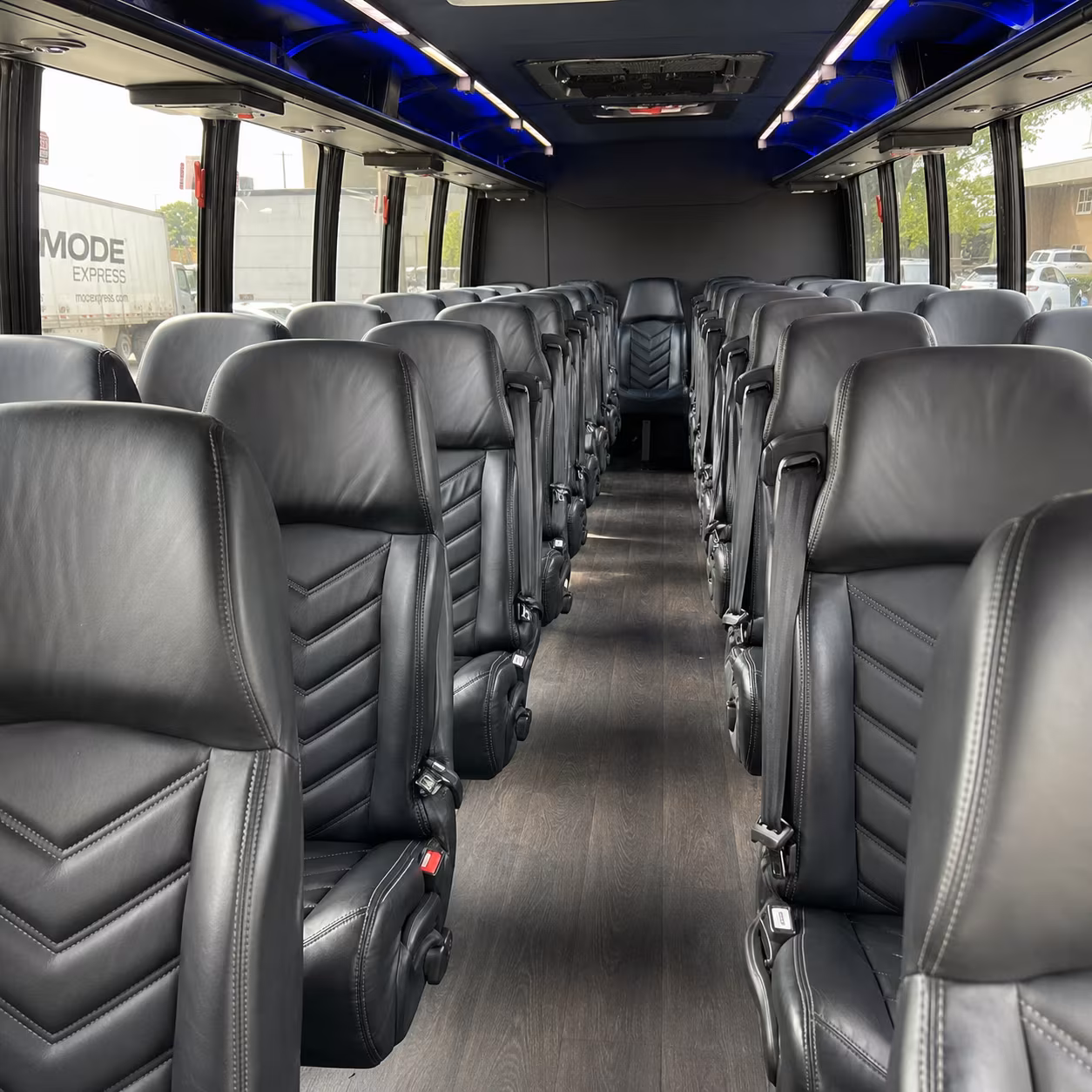 dallas 30 passenger minibus inside