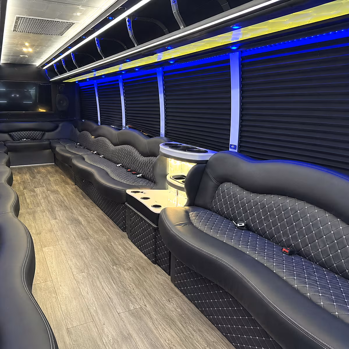 dallas party bus rentals inside