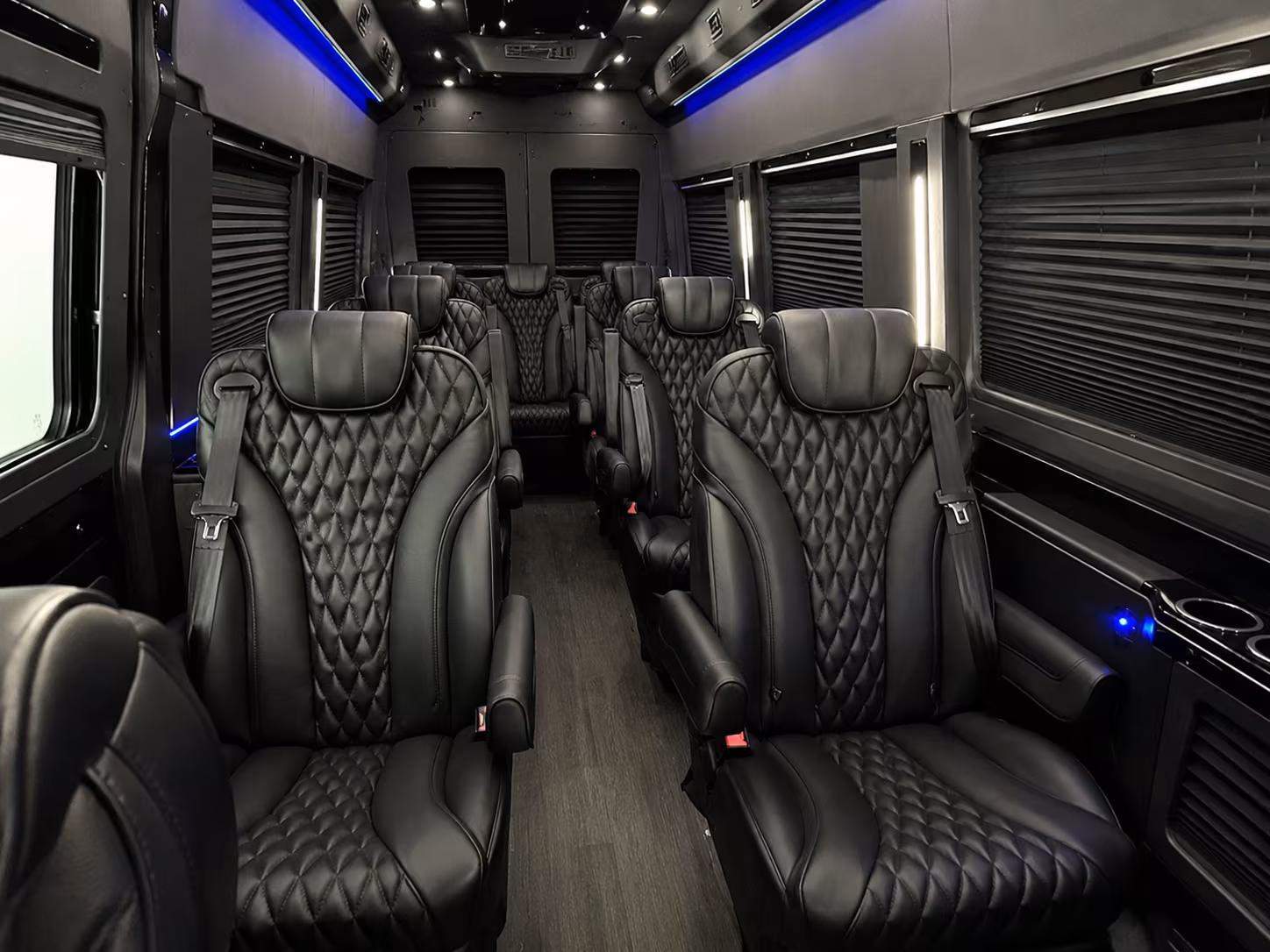 dallas sprinter van with driver inside